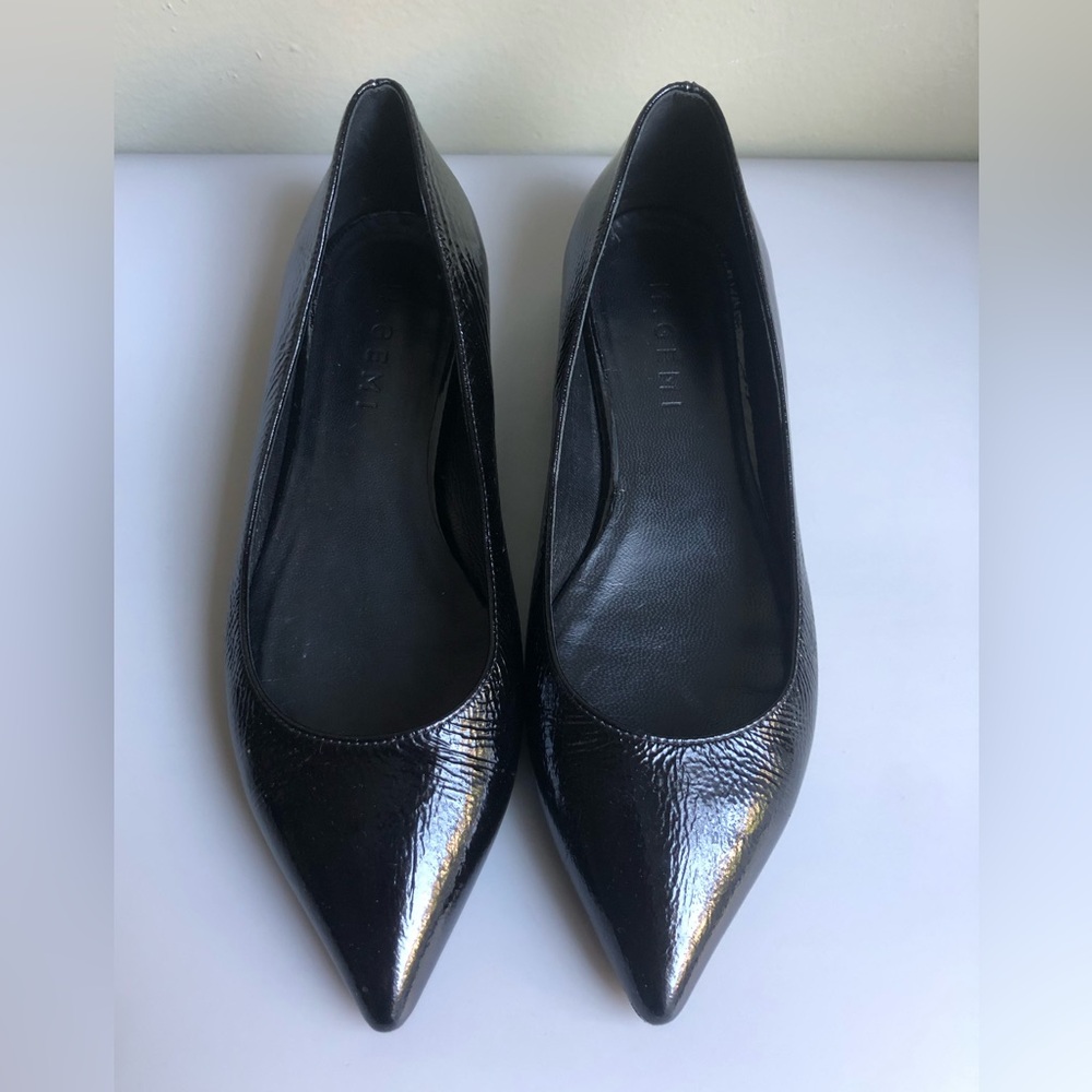 M.Gemi “Esatto” Black Patent Leather Pointed Toe Flat Size: EUR 36 = US 5.5